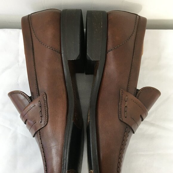 Johnston + Murphy Mens Italian Leather Dress Loafer Size 10.5 EXCELLENT - Picture 3 of 7